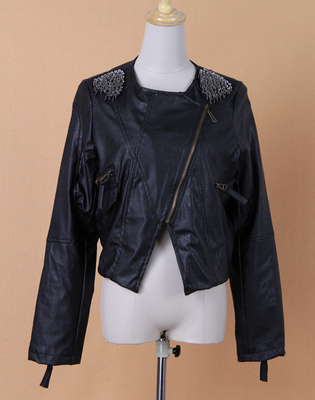 外貿(mào)服裝批發(fā)、廣州女裝批發(fā)、韓版PU皮夾克短外套_服裝服飾_世界工廠網(wǎng)中國產(chǎn)品信息庫