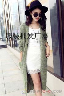 寬松韓版毛衣針織開(kāi)衫毛線針織外套韓版女裝秋冬新款便宜批發(fā)廠家直銷服裝批